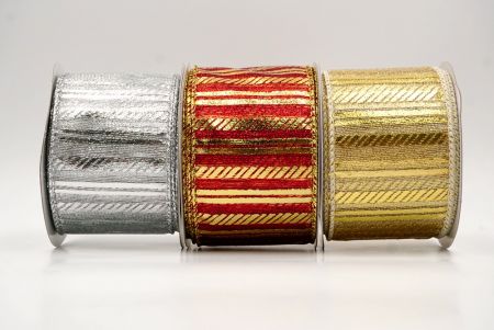 Shimmer Horizontal Bar Wired Ribbon_KF9742.KF9743.KF9744
